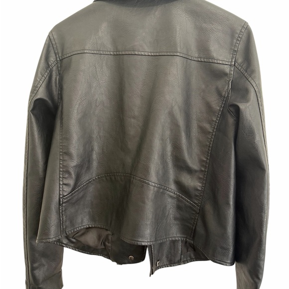 Anthropologie Black Leather Jacket - Picture 3 of 4